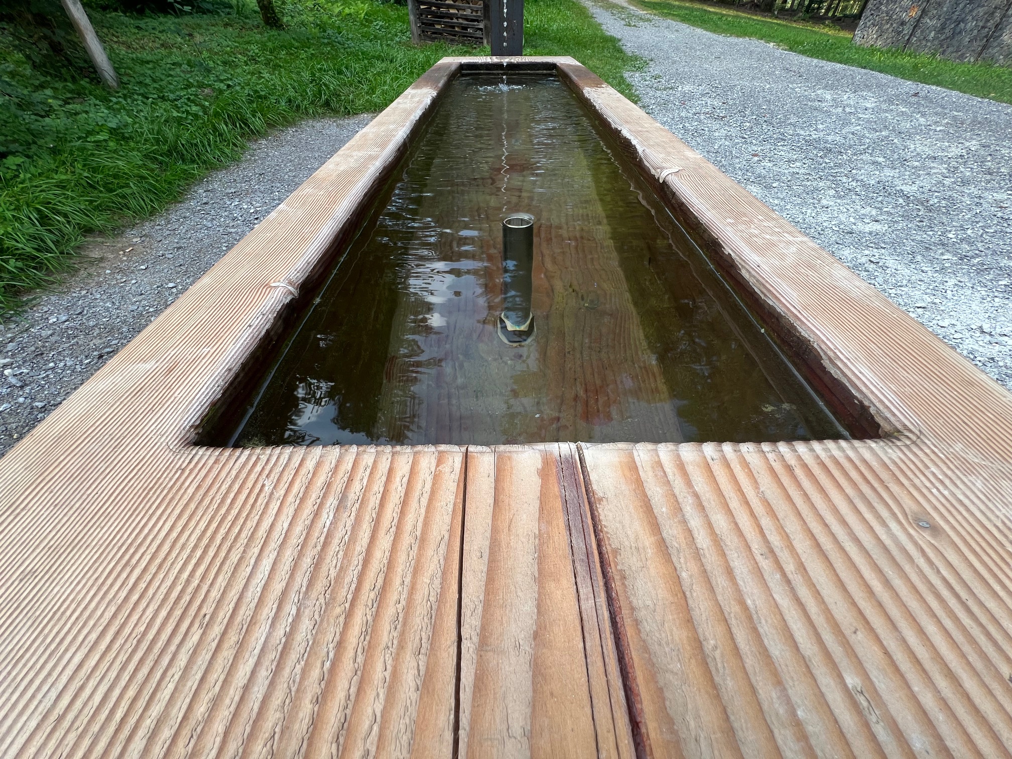 Neuer Brunnen beim Pavillon im Willbrigwald